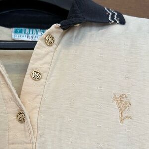 🌟3/$20🌟 Vintage Lily's Of Beverly Hills Polo Shirt Small